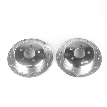 PowerStop Power Stop 96-02 Ford Crown Victoria Rear Evolution Drilled & Slotted Rotors - Pair AR8152XPR