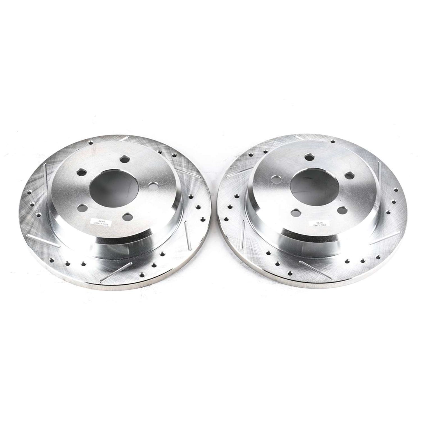 PowerStop Power Stop 1993 Ford Mustang Front Evolution Drilled & Slotted Rotors - Pair AR8154XPR
