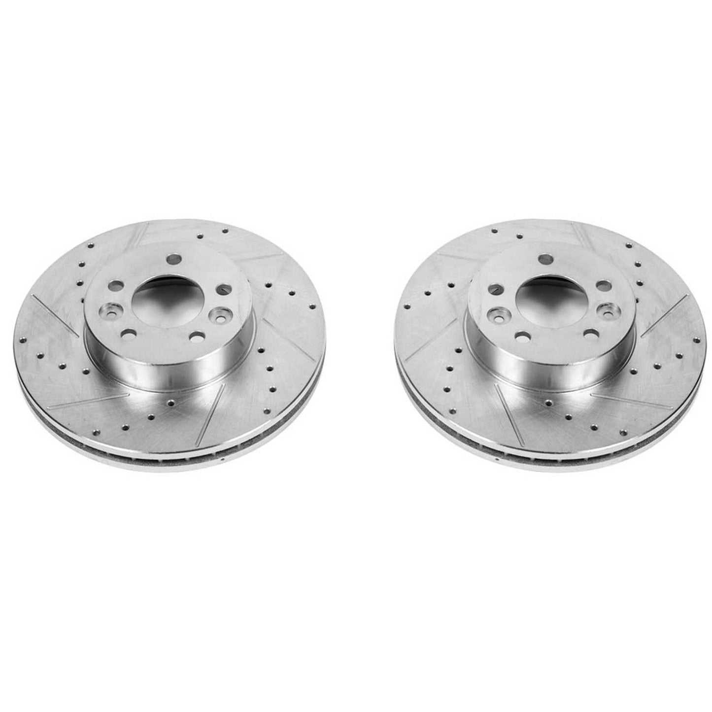 PowerStop Power Stop 98-02 Ford Crown Victoria Front Evolution Drilled & Slotted Rotors - Pair AR8155XPR