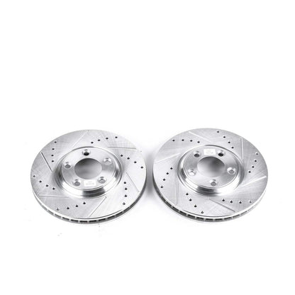 PowerStop Power Stop 02-05 Ford Thunderbird Front Evolution Drilled & Slotted Rotors - Pair AR8160XPR