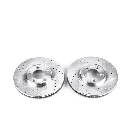 PowerStop Power Stop 02-05 Ford Thunderbird Front Evolution Drilled & Slotted Rotors - Pair AR8160XPR