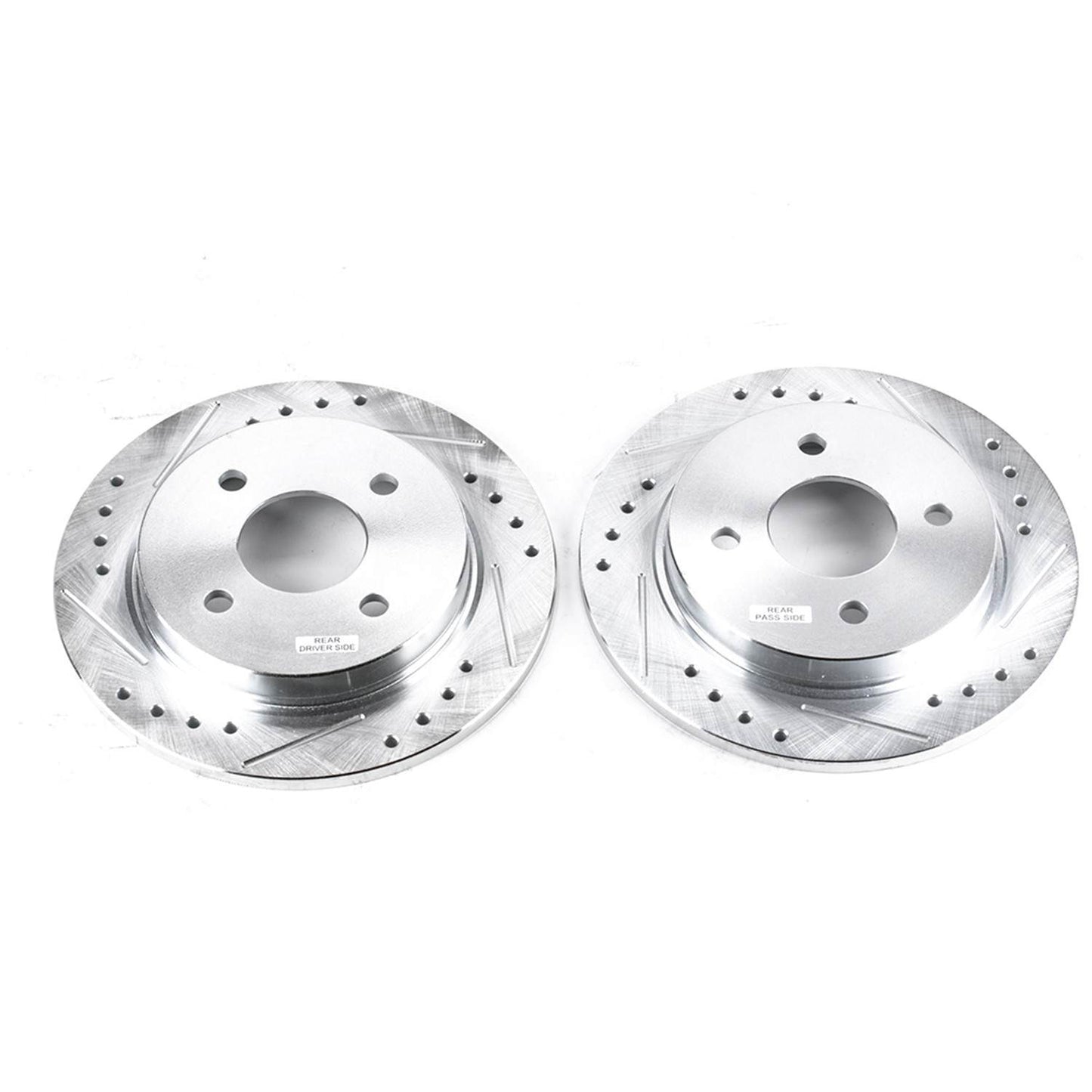 PowerStop Power Stop 14-19 Ford Fiesta Rear Evolution Drilled & Slotted Rotors - Pair AR8163XPR