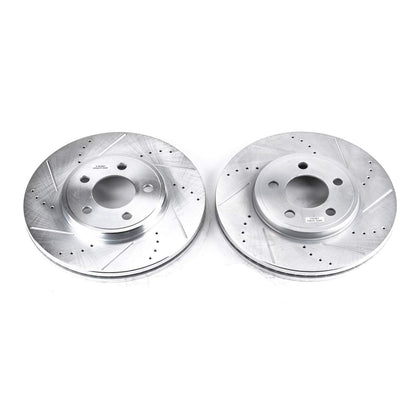 PowerStop Power Stop 03-11 Ford Crown Victoria Front Evolution Drilled & Slotted Rotors - Pair AR8164XPR