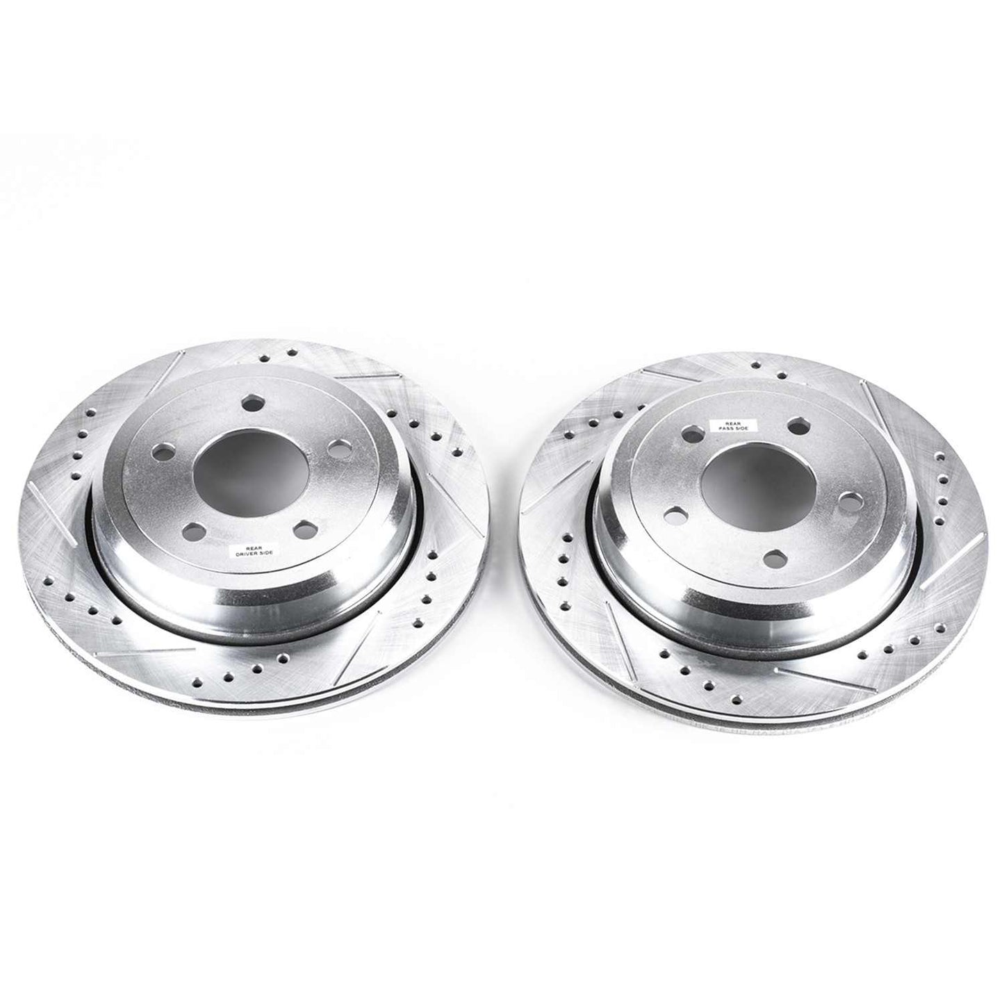 PowerStop Power Stop 03-11 Ford Crown Victoria Rear Evolution Drilled & Slotted Rotors - Pair AR8165XPR