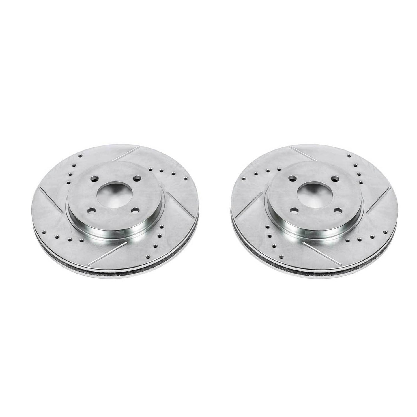 PowerStop Power Stop 02-04 Ford Focus Front Evolution Drilled & Slotted Rotors - Pair AR8168XPR