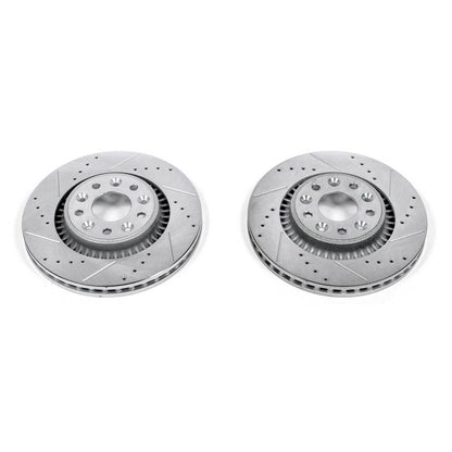 PowerStop Power Stop 05-07 Ford Five Hundred Front Evolution Drilled & Slotted Rotors - Pair AR8179XPR