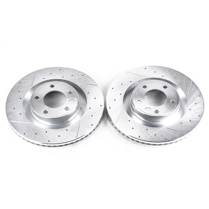 PowerStop Power Stop 07-15 Ford Edge Front Evolution Drilled & Slotted Rotors - Pair AR8190XPR
