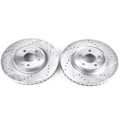 PowerStop Power Stop 09-11 Ford Flex Front Evolution Drilled & Slotted Rotors - Pair AR8194XPR