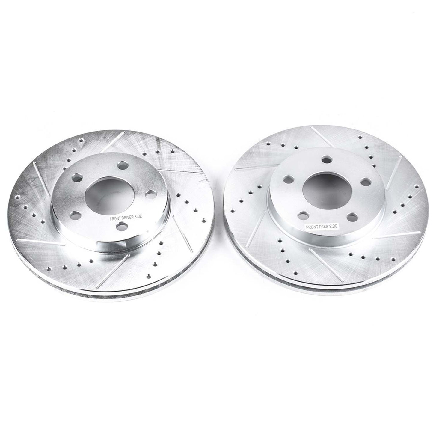 PowerStop Power Stop 07-10 Chevrolet Cobalt Front Evolution Drilled & Slotted Rotors - Pair AR82004XPR