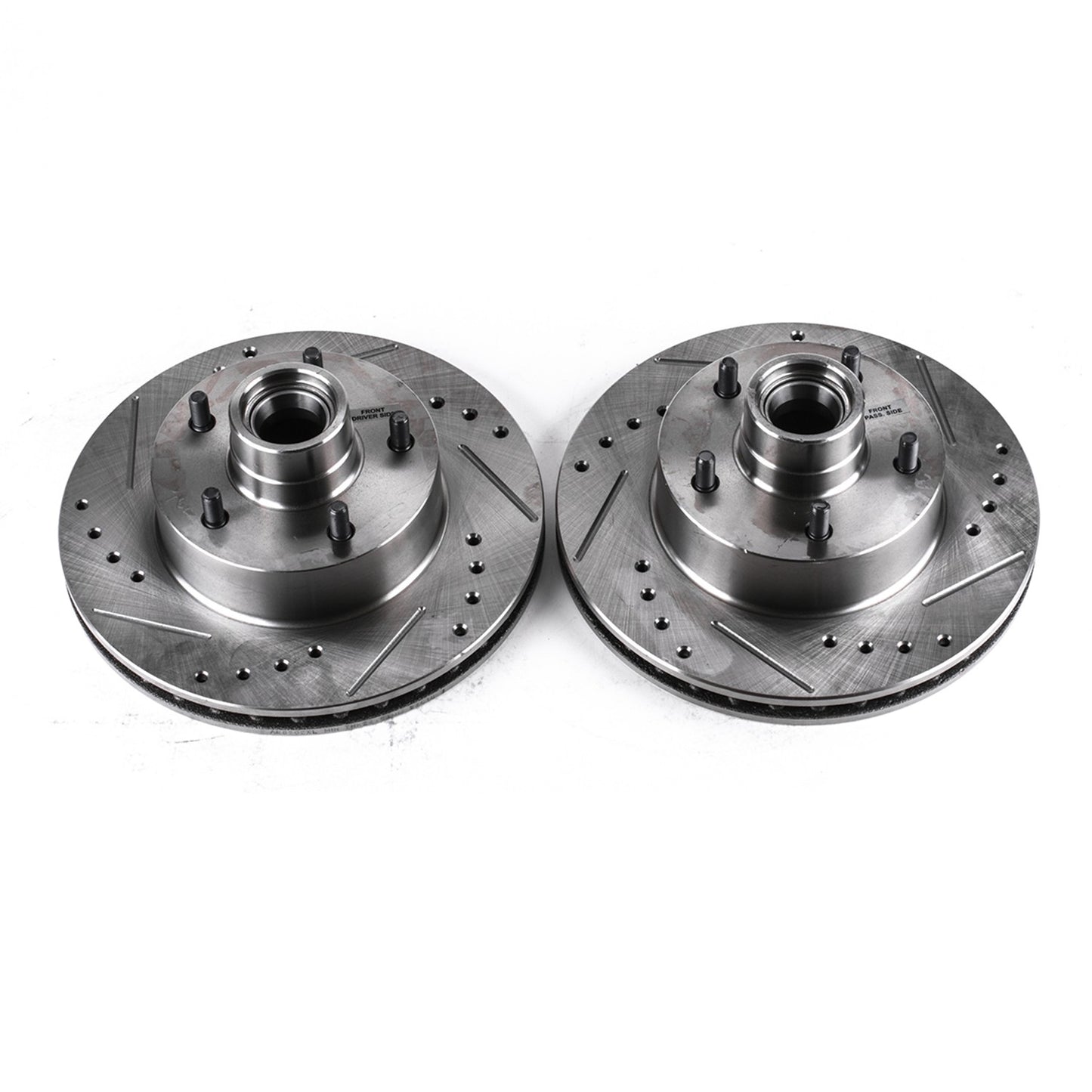 PowerStop Power Stop 1975 Buick Apollo Front Evolution Drilled & Slotted Rotors - Pair AR8202XPR