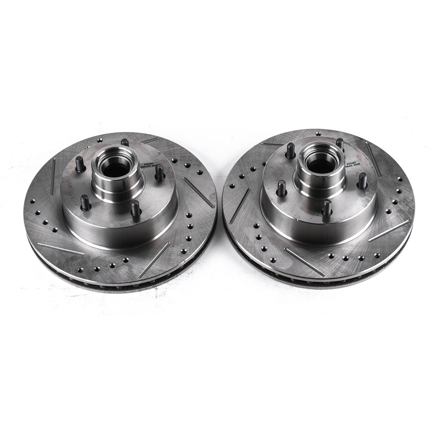 PowerStop Power Stop 1975 Buick Apollo Front Evolution Drilled & Slotted Rotors - Pair AR8202XPR
