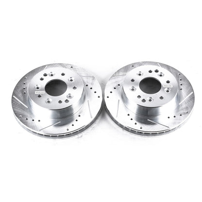 PowerStop Power Stop 63-82 Chevrolet Corvette Rear Evolution Drilled & Slotted Rotors - Pair AR8207XPR
