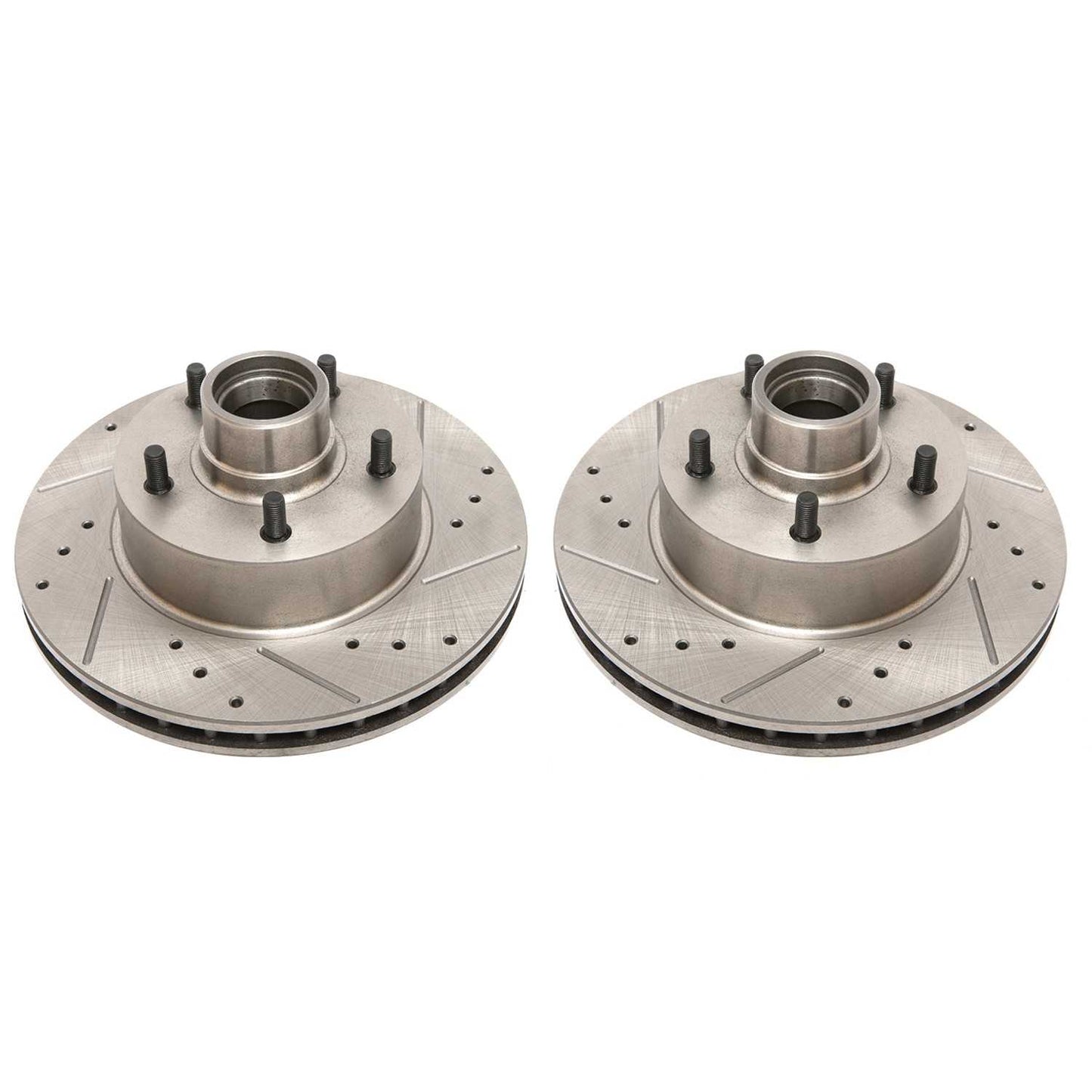 PowerStop Power Stop 1990 Chevrolet Caprice Front Evolution Drilled & Slotted Rotors - Pair AR8208XPR