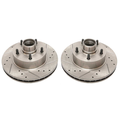 PowerStop Power Stop 1990 Chevrolet Caprice Front Evolution Drilled & Slotted Rotors - Pair AR8208XPR