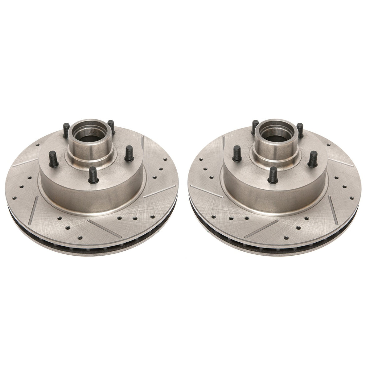 PowerStop Power Stop 1990 Chevrolet Caprice Front Evolution Drilled & Slotted Rotors - Pair AR8208XPR