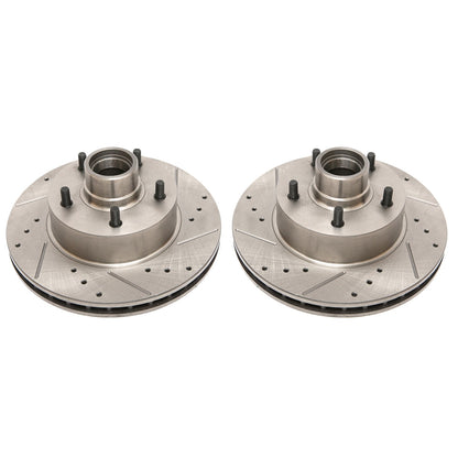 PowerStop Power Stop 1990 Chevrolet Caprice Front Evolution Drilled & Slotted Rotors - Pair AR8208XPR