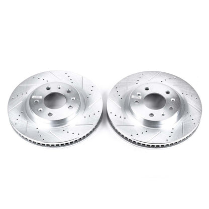 PowerStop Power Stop 03-07 Cadillac CTS Front Evolution Drilled & Slotted Rotors - Pair AR82102XPR