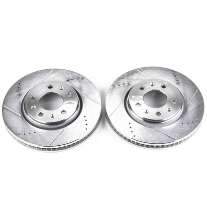 PowerStop Power Stop 03-05 Cadillac CTS Front Evolution Drilled & Slotted Rotors - Pair AR82103XPR