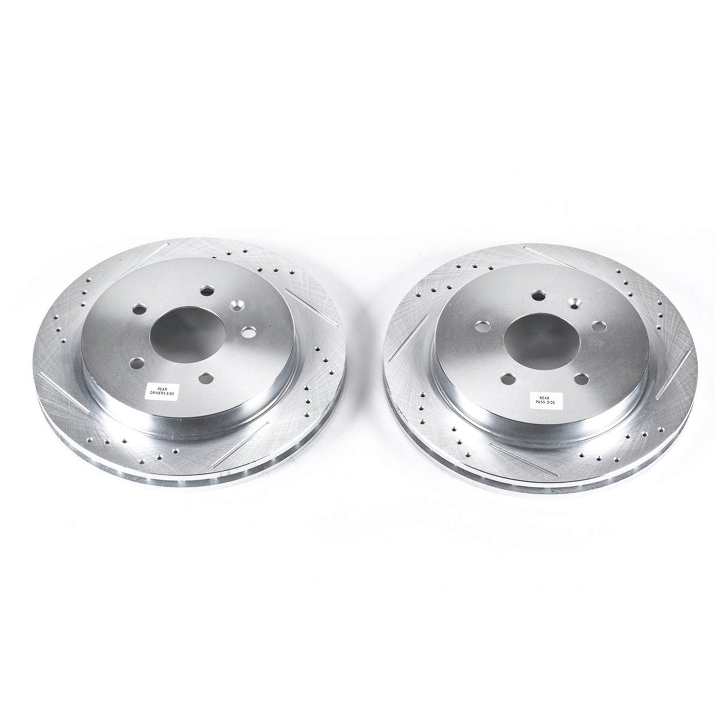PowerStop Power Stop 03-07 Cadillac CTS Rear Evolution Drilled & Slotted Rotors - Pair AR82104XPR