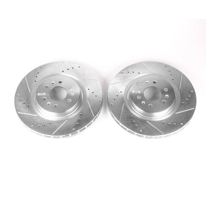 PowerStop Power Stop 04-07 Cadillac CTS Front Evolution Drilled & Slotted Rotors - Pair AR82105XPR