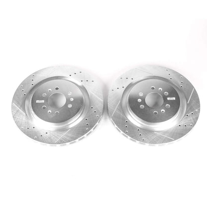 PowerStop Power Stop 04-07 Cadillac CTS Rear Evolution Drilled & Slotted Rotors - Pair AR82106XPR