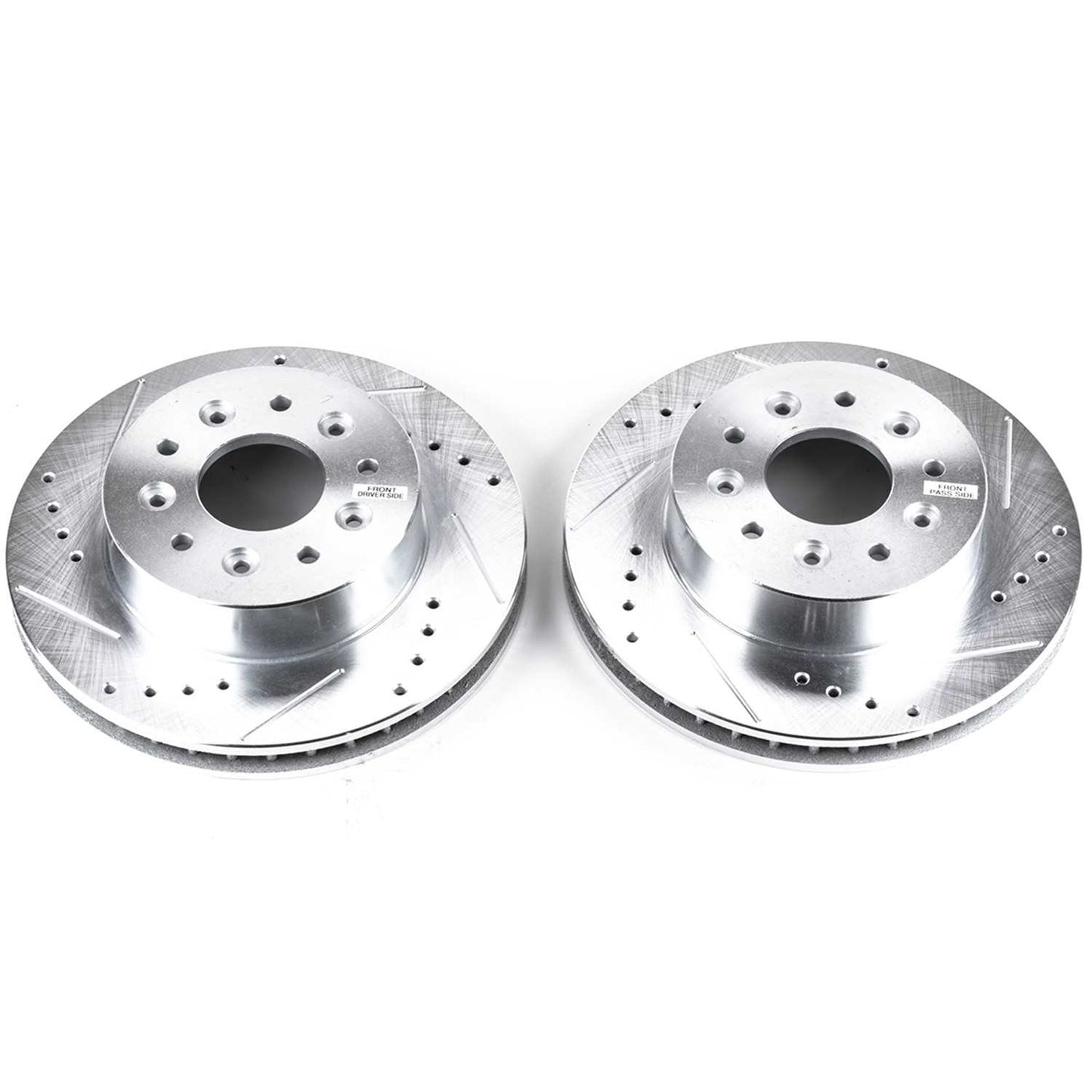 PowerStop Power Stop 63-82 Chevrolet Corvette Front Evolution Drilled & Slotted Rotors - Pair AR8210XPR