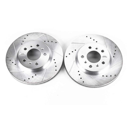 PowerStop Power Stop 06-11 Buick Lucerne Front Evolution Drilled & Slotted Rotors - Pair AR82110XPR