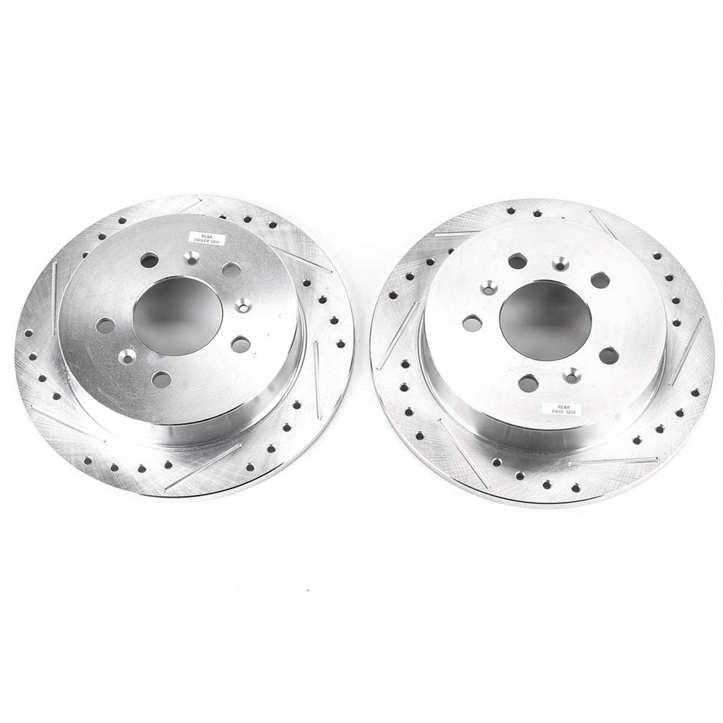 PowerStop Power Stop 08-09 Buick Allure Rear Evolution Drilled & Slotted Rotors - Pair AR82111XPR