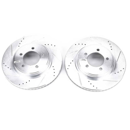 PowerStop Power Stop 06-10 Ford Explorer Front Evolution Drilled & Slotted Rotors - Pair AR82112XPR