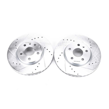 PowerStop Power Stop 2010 Buick Allure Front Evolution Drilled & Slotted Rotors - Pair AR82126XPR