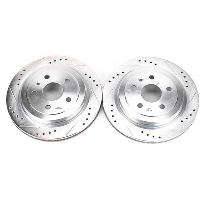 PowerStop Power Stop 08-18 Cadillac CTS Rear Evolution Drilled & Slotted Rotors - Pair AR82127XPR