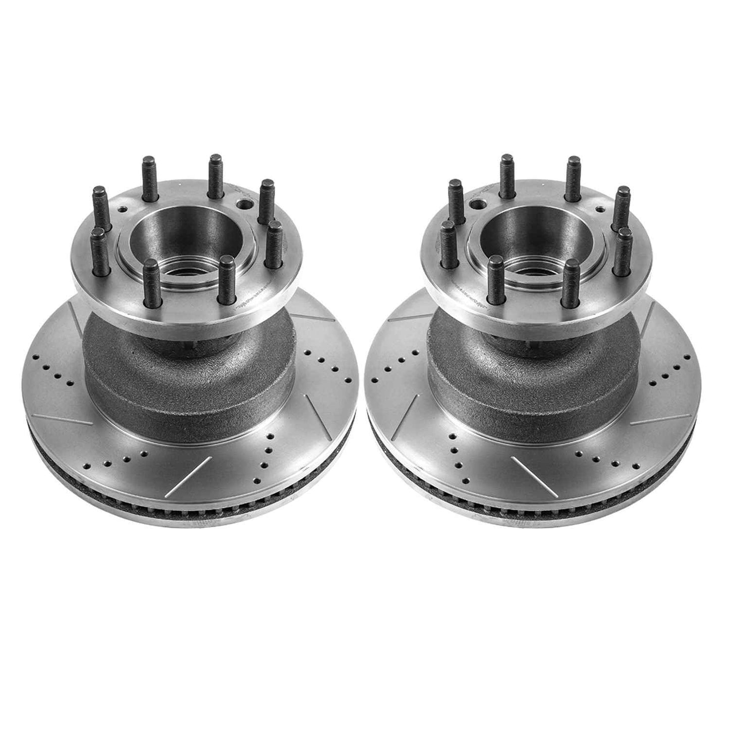 PowerStop Power Stop 08-19 Ford E-350 Super Duty Front Evolution Drilled & Slotted Rotors - Pair AR82130XPR