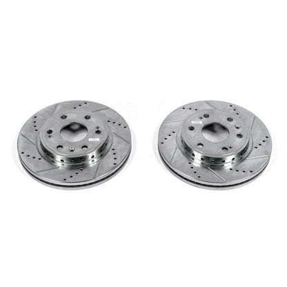 PowerStop Power Stop 08-19 Chevrolet Tahoe Front Evolution Drilled & Slotted Rotors - Pair AR82132XPR