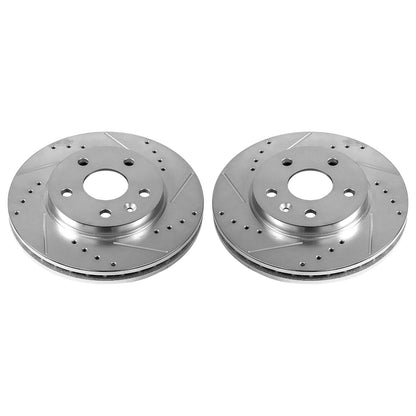 PowerStop Power Stop 11-16 Buick LaCrosse Front Evolution Drilled & Slotted Rotors - Pair AR82134XPR