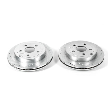 PowerStop Power Stop 08-09 Pontiac G8 Rear Evolution Drilled & Slotted Rotors - Pair AR82135XPR