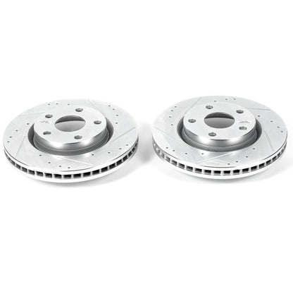 PowerStop Power Stop 08-09 Pontiac G8 Front Evolution Drilled & Slotted Rotors - Pair AR82136XPR