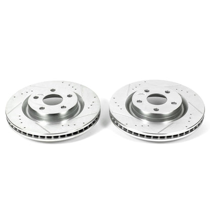 PowerStop Power Stop 08-09 Pontiac G8 Front Evolution Drilled & Slotted Rotors - Pair AR82138XPR