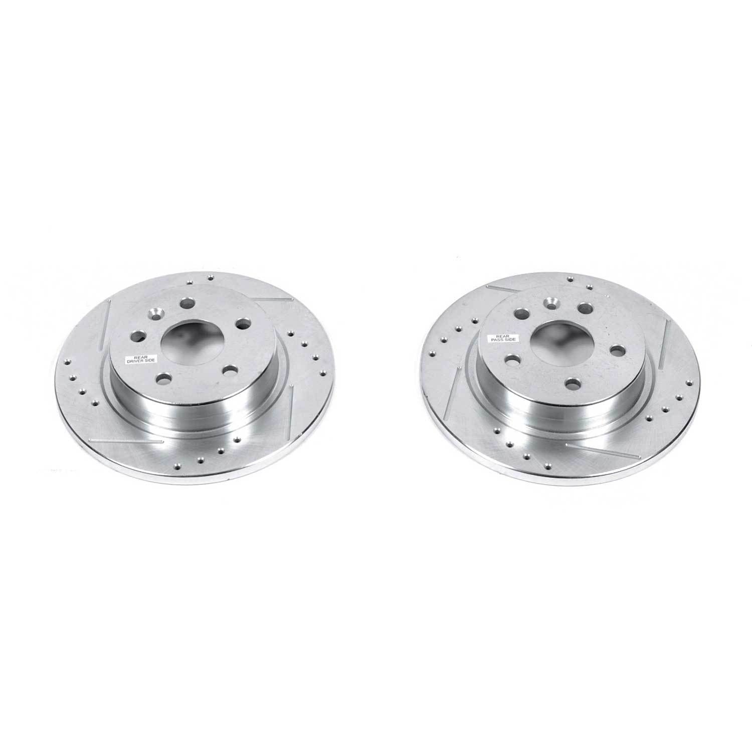 PowerStop Power Stop 13-19 Buick Encore Rear Evolution Drilled & Slotted Rotors - Pair AR82144XPR