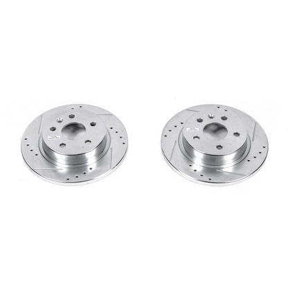 PowerStop Power Stop 13-19 Buick Encore Rear Evolution Drilled & Slotted Rotors - Pair AR82144XPR