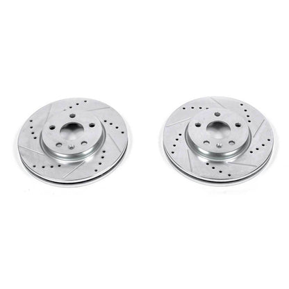 PowerStop Power Stop 17-19 Chevrolet Bolt EV Front Evolution Drilled & Slotted Rotors - Pair AR82148XPR