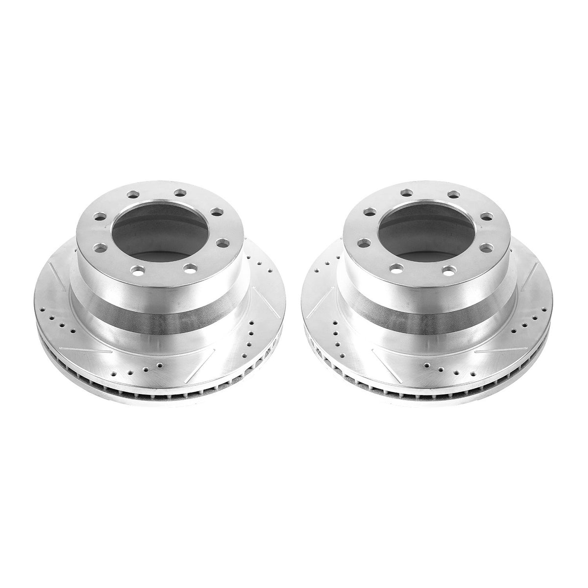 PowerStop Power Stop 09-19 Chevrolet Express 3500 Rear Evolution Drilled & Slotted Rotors - Pair AR82151XPR