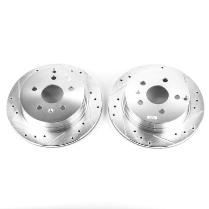 PowerStop Power Stop 10-17 Chevrolet Equinox Rear Evolution Drilled & Slotted Rotors - Pair AR82152XPR