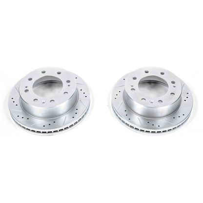 PowerStop Power Stop 11-19 Chevrolet Silverado 2500 HD Front Evolution Drilled & Slotted Rotors - Pair AR82153XPR