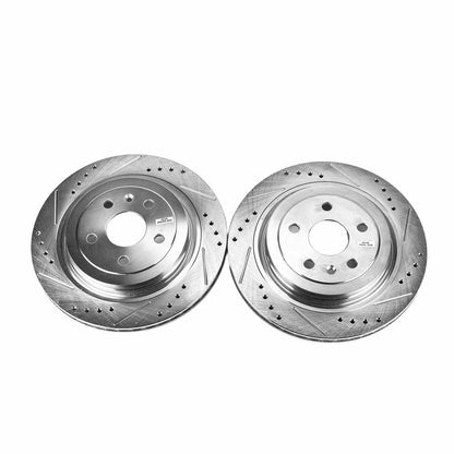 PowerStop Power Stop 08-14 Cadillac CTS Rear Evolution Drilled & Slotted Rotors - Pair AR82156XPR