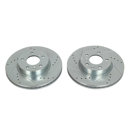 PowerStop Power Stop 13-18 Cadillac ATS Front Evolution Drilled & Slotted Rotors - Pair AR82159XPR