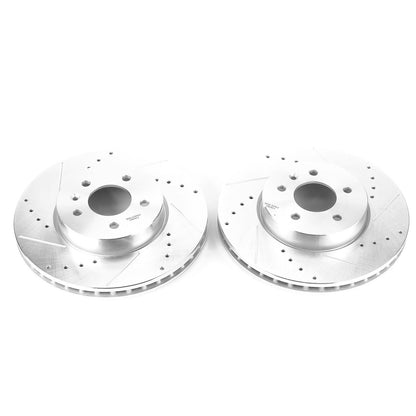 PowerStop Power Stop 13-18 Cadillac ATS Front Evolution Drilled & Slotted Rotors - Pair AR82161XPR