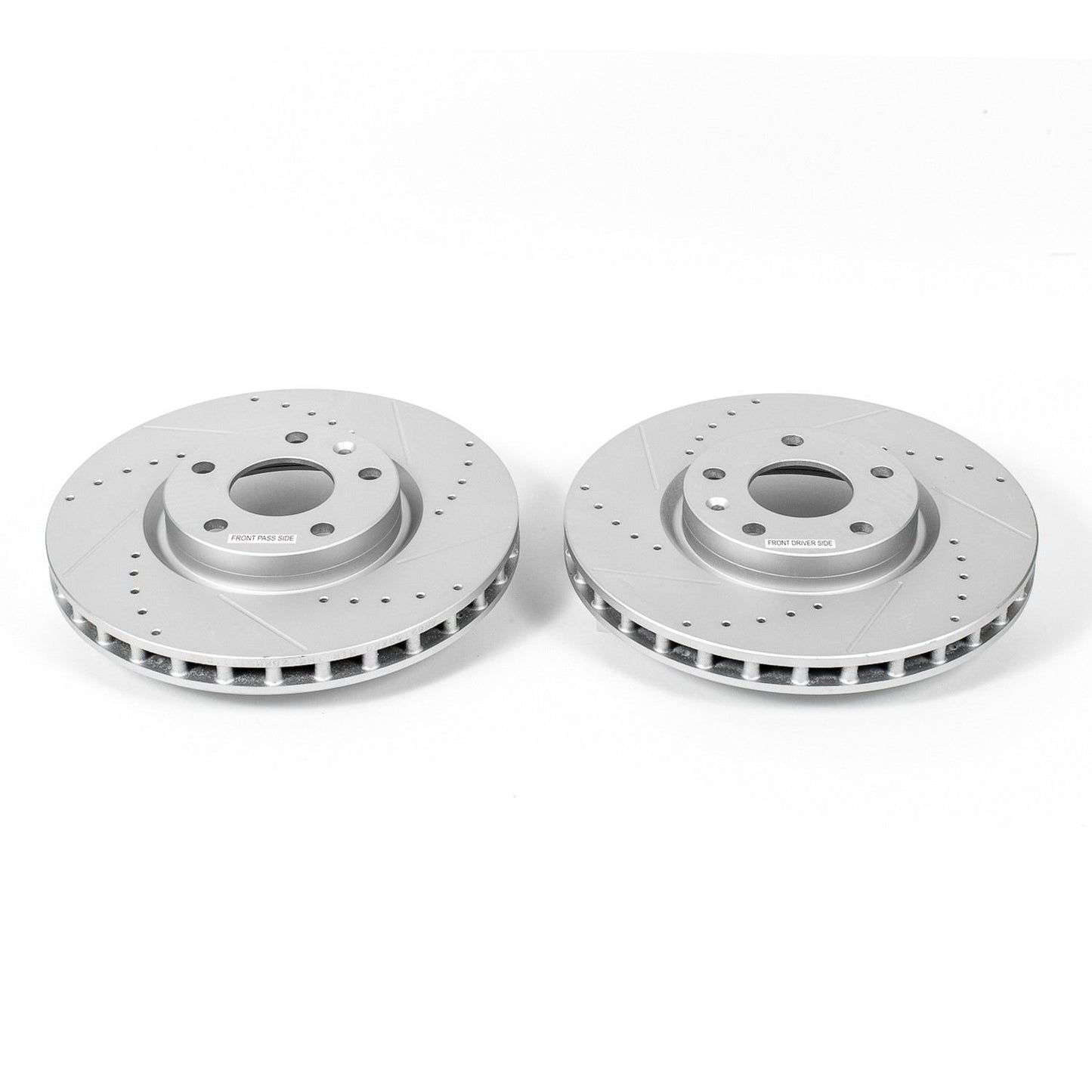 PowerStop Power Stop 14-19 Chevrolet Corvette Front Evolution Drilled & Slotted Rotors - Pair AR82163XPR