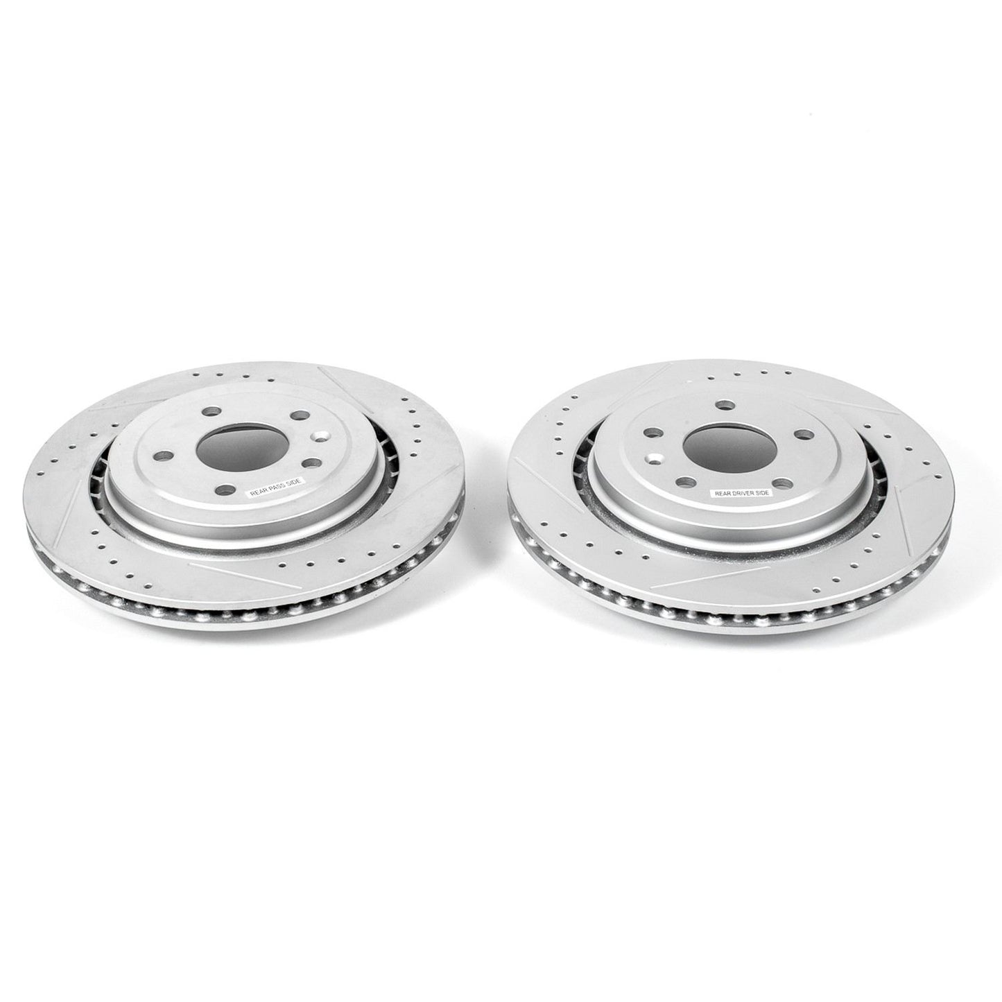 PowerStop Power Stop 14-19 Chevrolet Corvette Rear Evolution Drilled & Slotted Rotors - Pair AR82164XPR