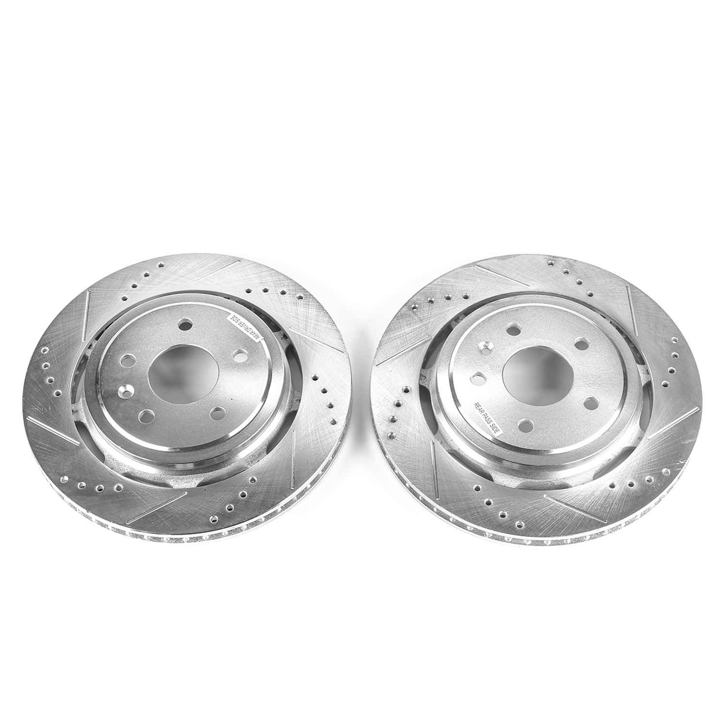PowerStop Power Stop 14-19 Chevrolet Corvette Rear Evolution Drilled & Slotted Rotors - Pair AR82166XPR