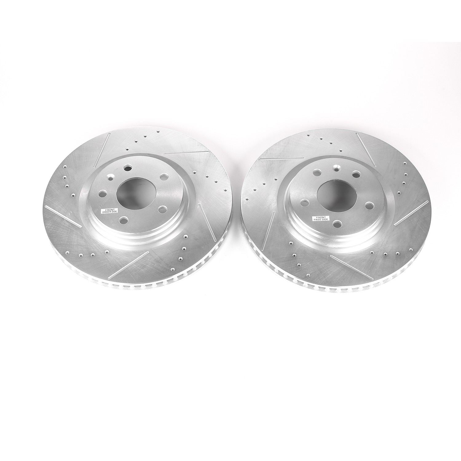 PowerStop Power Stop 14-19 Chevrolet Corvette Front Evolution Drilled & Slotted Rotors - Pair AR82171XPR